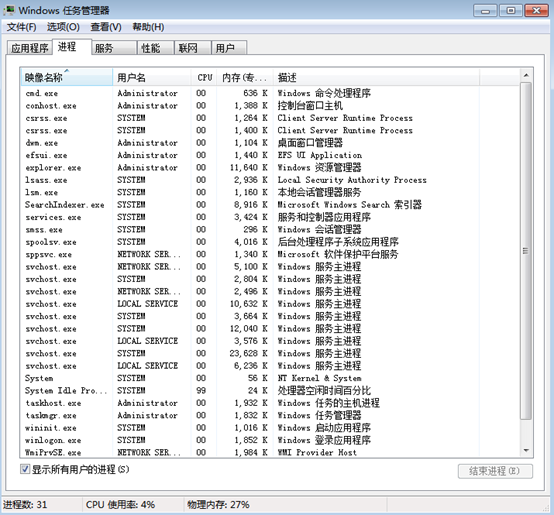win7電腦怎么批量結束進程